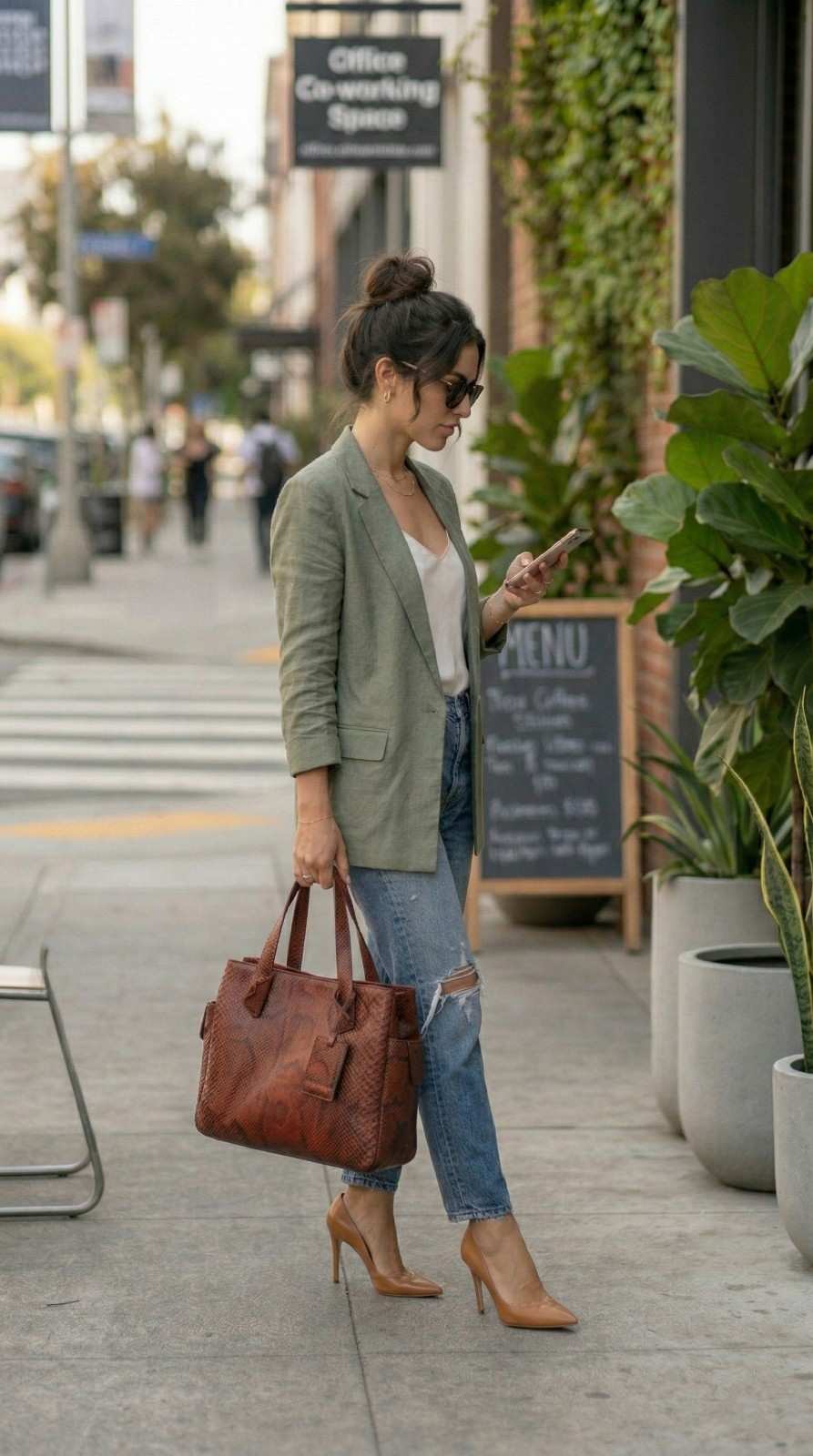 Close-up detail of the natural scales and rich crimson texture on the genuine anaconda leather Wildcard bag.