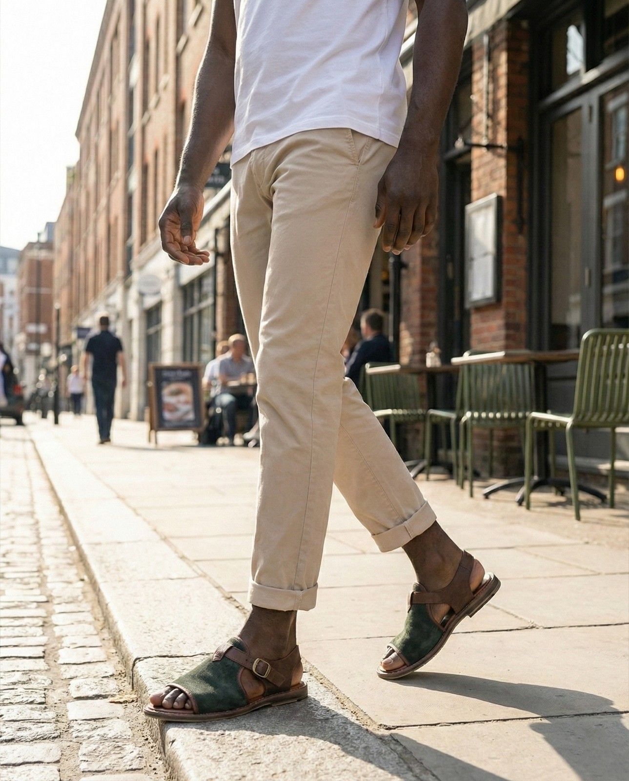 The Pasha - Men's Strap Leather Sandals | Handmade in Morocco - Image 6