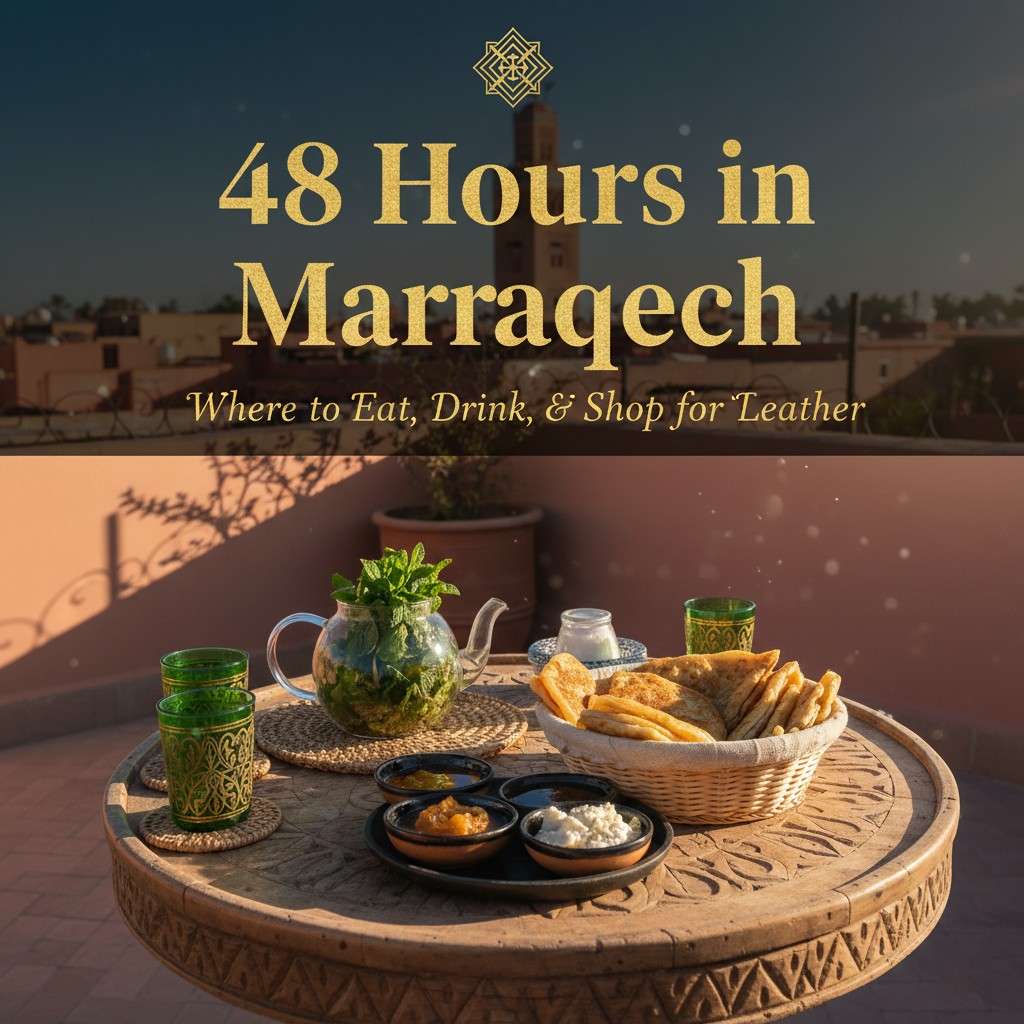 48 Hours in Marrakech Where to Eat, Drink, and Shop for Leather
